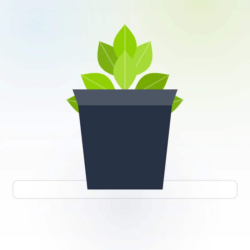 Metro Farms windowsill herb grow-light kit: a leafy potted herb under a compact LED light